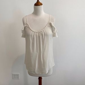 Joie Adorlee cold shoulder top